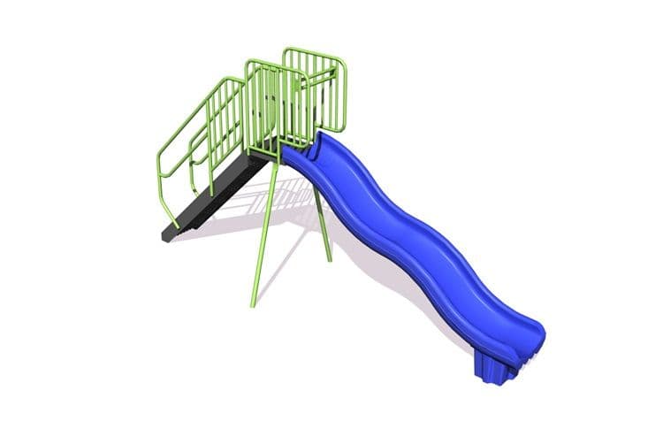 Why are slides important in playgrounds?