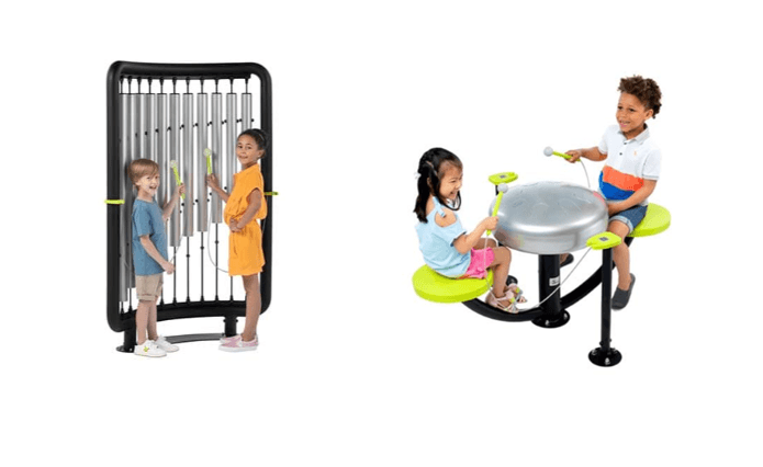 Advantages of musical instruments in playgrounds