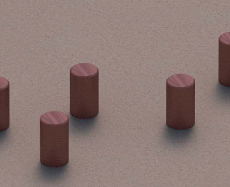 Log steppers (each)