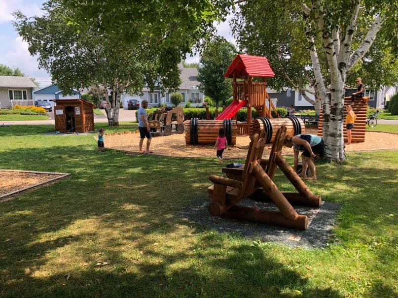 Differences between a natural playground and a first nation playground