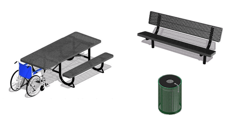 Site Furnishing: Why should a rest area be included in a playground?