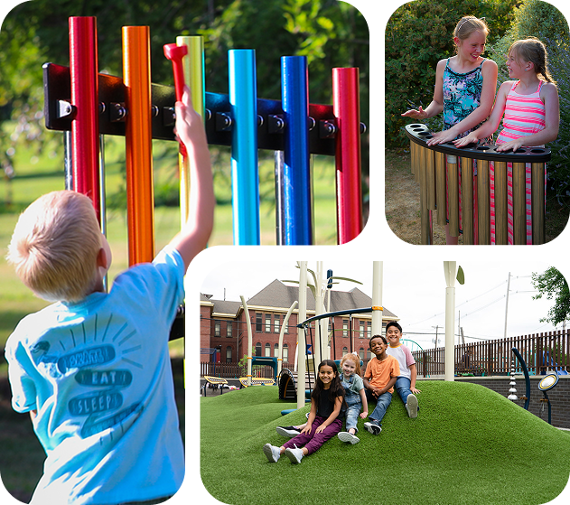 Children enjoying Westplay recreational spaces